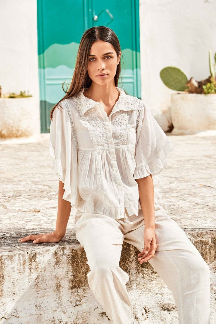 PANTALONI PALAZZO- IC22-087 - #Moda Mare Positano#