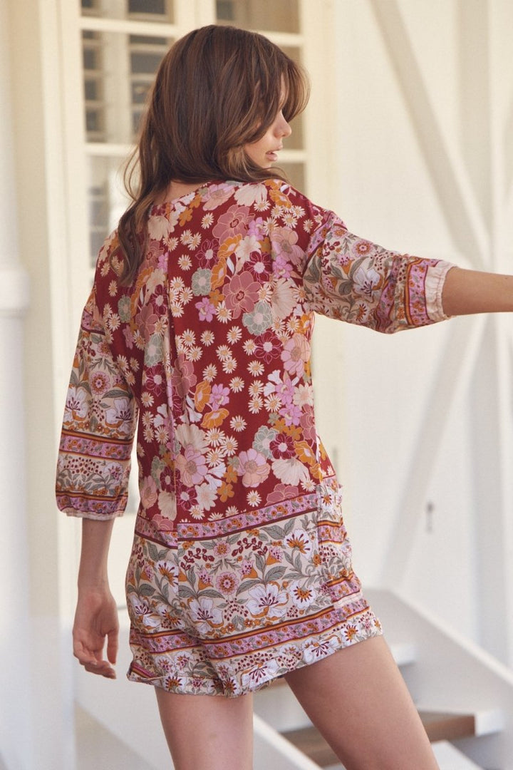 TUTA FLOWER- 2019629 - 724/B261 - #Moda Mare Positano#